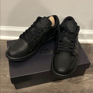 Nike Air Force 1 Men's Black Sneakers